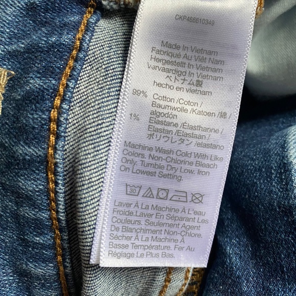 Madewell Stovepipe Full Length in Slit-hem edition Size 29 *NEVER WORN* - Picture 15 of 15